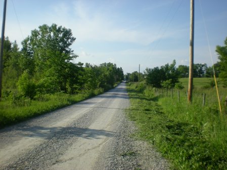 Country road, north view